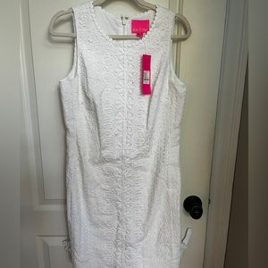 Lilly Pulitzer white formal dress